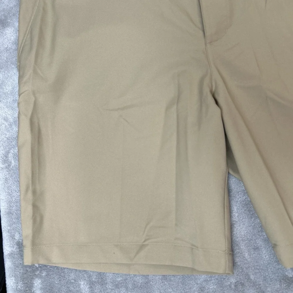 Adidas ADI Advantage Golf Shorts Brown Chino Performance Shorts Mens Size 40 NWT